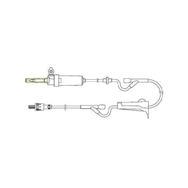 Amsino IV Administration Set with 15 Drop Needle Injection