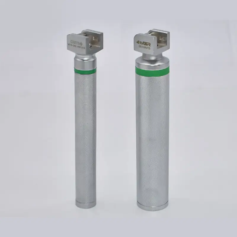 Two MTR Fiber Optic Laryngoscope Handles from MM Medical Supply.