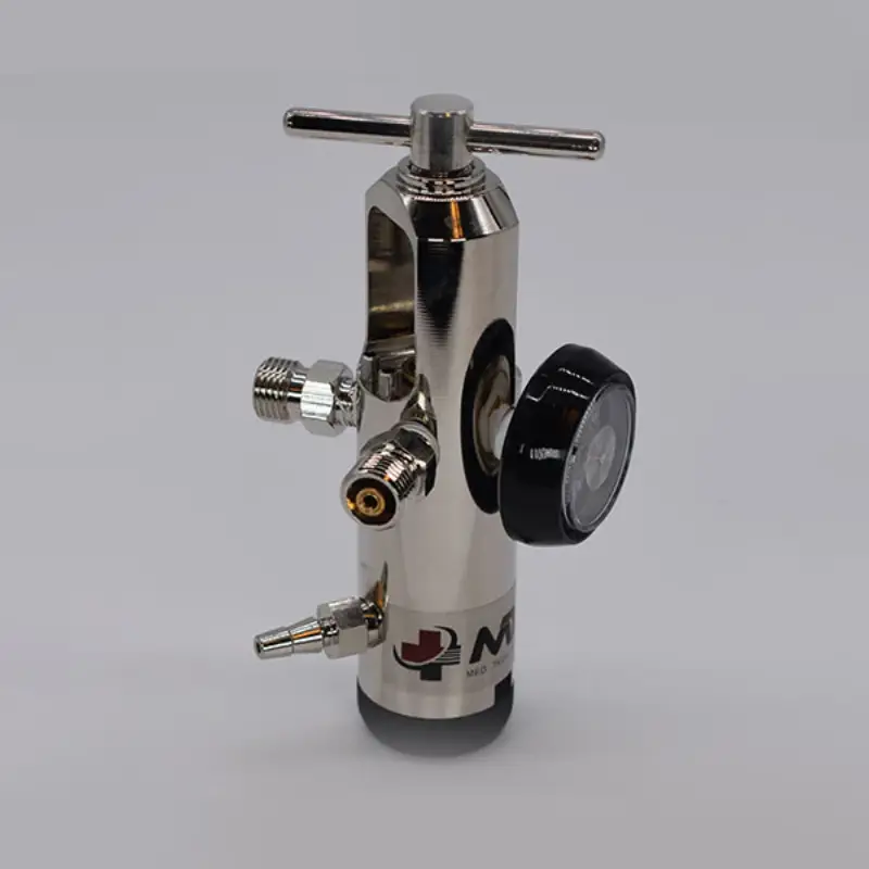 MTR Medical Brass Oxygen Regulator for durable oxygen flow control